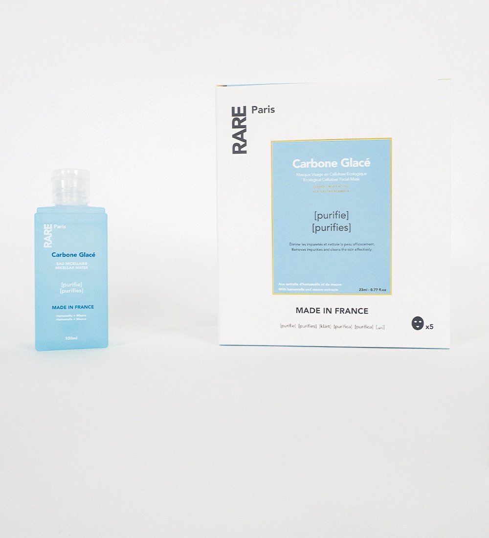 Carbone Glacé skincare set